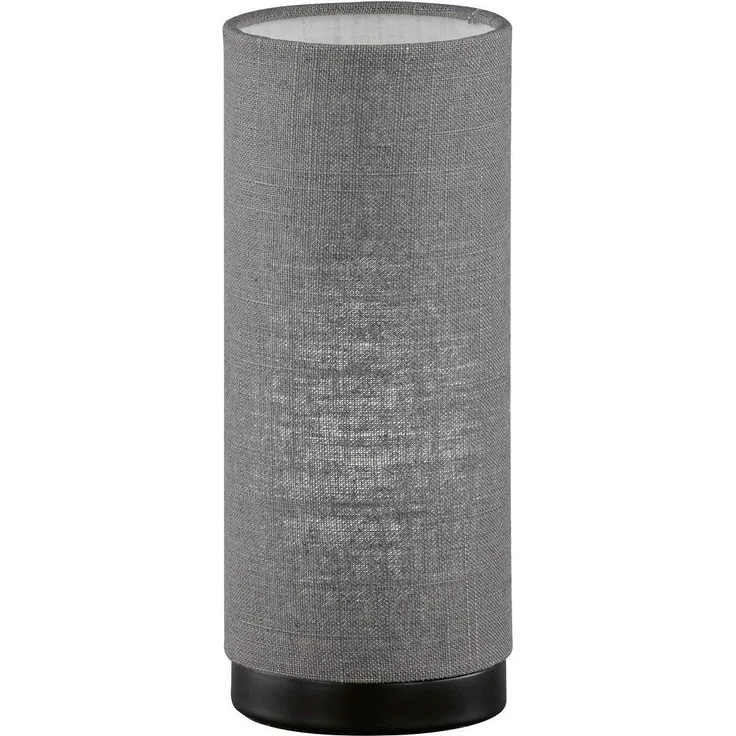 Fischer & Honsel 50570 Tischleuchte Thor schwarz Leinen grau 25m