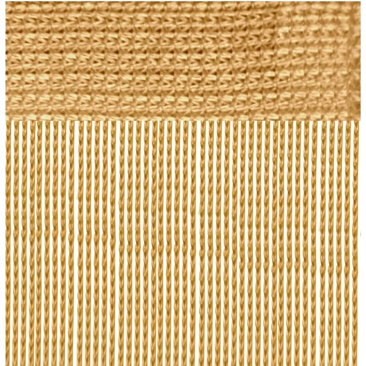 Fadenvorhang ( 56x185cm ) in Gold, Caravan Camping Fadengardine ideal für Wohnwagen / Wohmobil als Türvorhang – Bild 5