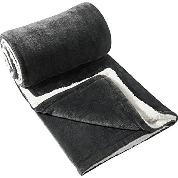 Wohndecke, Woltu, super Dicke Warme Fleecedecke Kuscheldecke Sofadecke – Bild 8
