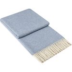 Wolldecke Merinowolldecke Plaid "Faro" Merinowolle-Kaschmir-Mix 140 x 200 cm, STTS