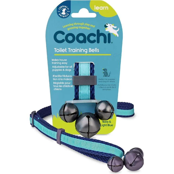 Coachi Glocken für Toilettentraining dunkelblau/hellblau, 90 x 2,5 cm – Bild 1