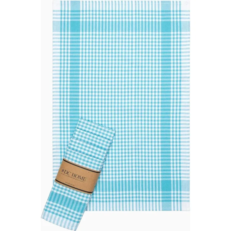 Hermia Concept 'Poti - Turquoise' Handtuch-Set (5-teilig), Türkis, 45 x 65 cm