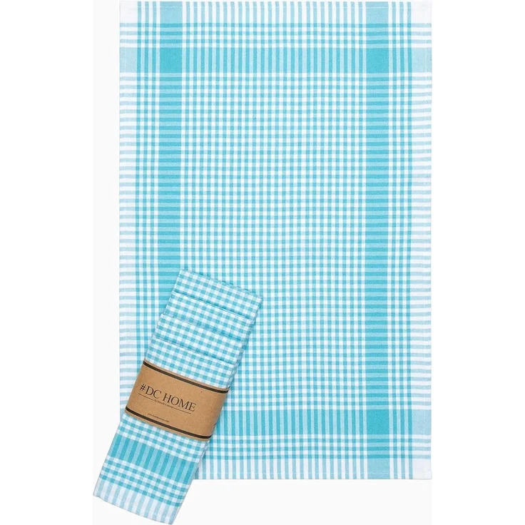 Hermia Concept 'Poti - Turquoise' Handtuch-Set (5-teilig), Türkis, 45 x 65 cm