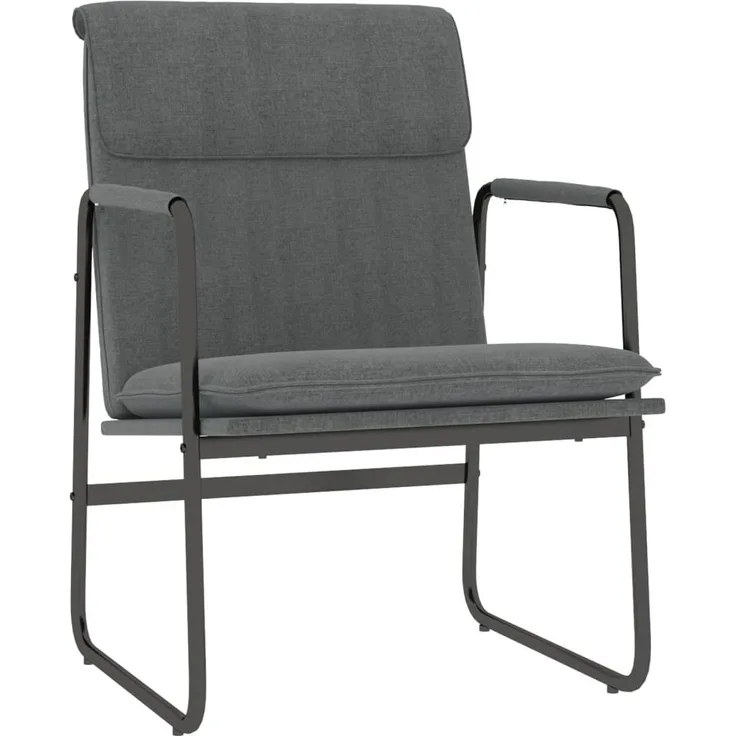 vidaXL Loungesessel Dunkelgrau 55x64x80 cm Stoff 351343