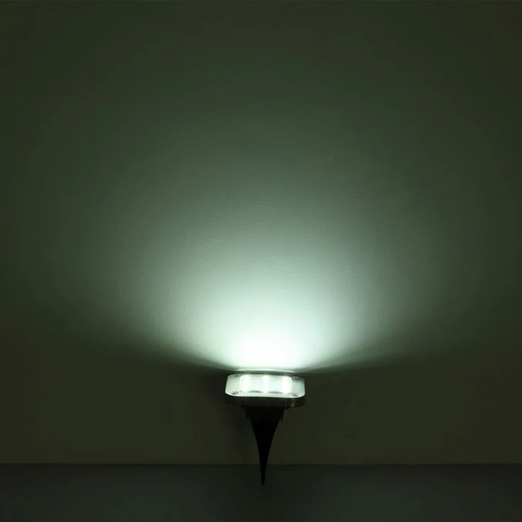 Solarleuchte Garten 2er-Set Wegelampe Solarlampe Außen Leuchte Solar mit Pfle... – Bild 7
