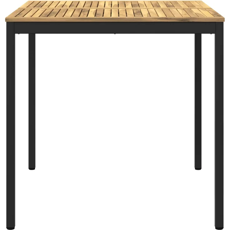 vidaXL Gartenbar-Tisch NAARDEN Weiß gewaschen und Schwarz 901780 – Bild 3