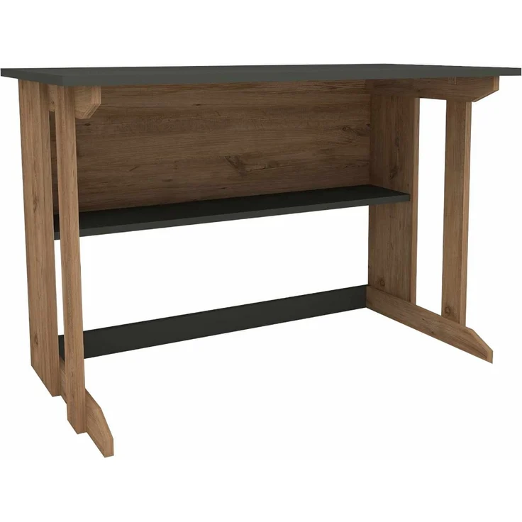 Skye Decor 'Pillar - Atlantic Pine, Anthracite' Schreibtisch, Atlantik-Kiefer / Anthrazit, 100 x 74,3 x 55,5 cm – Bild 5