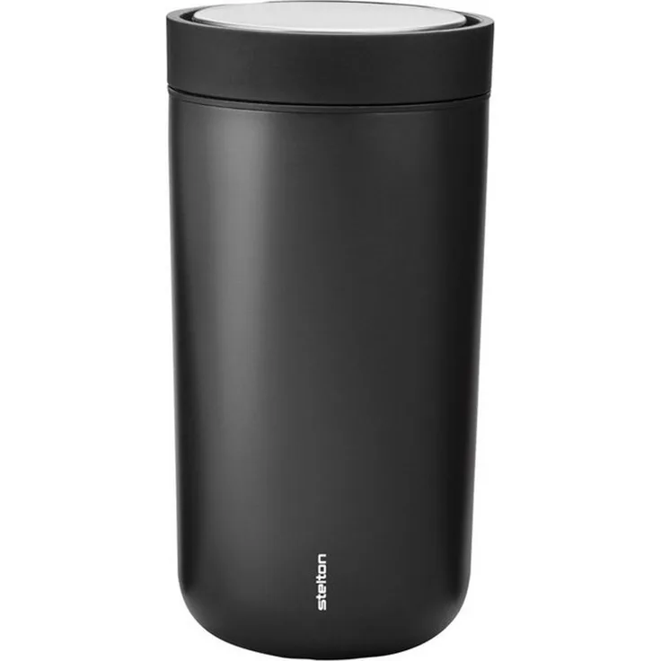 Stelton To Go Click to go Becher 0.2 Liter black metallic