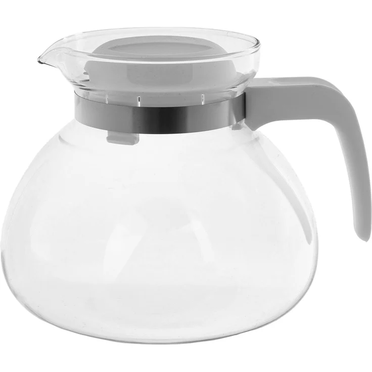 KADAX Hitzebeständige Teekanne mit Deckel, Glas, weiß, 1,7L – Bild 8