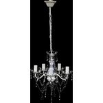 vidaXL Kronleuchter 5-flammig Transparent 240309