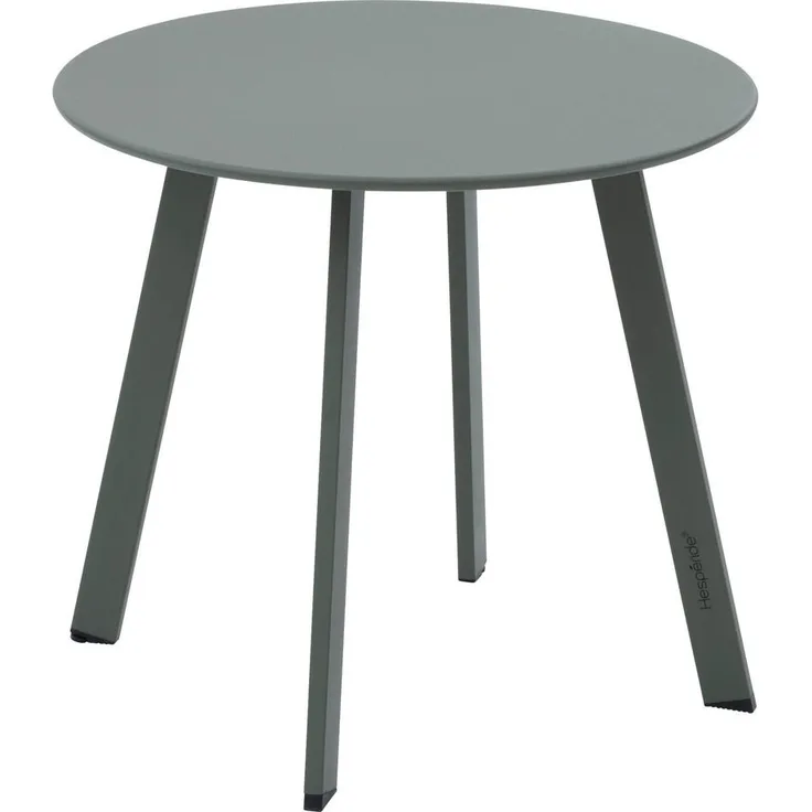 XXXL Gartentisch Saona, Grün, wetterfester Metalltisch mit Ø 50 cm für Garten, Terrasse und Balkon