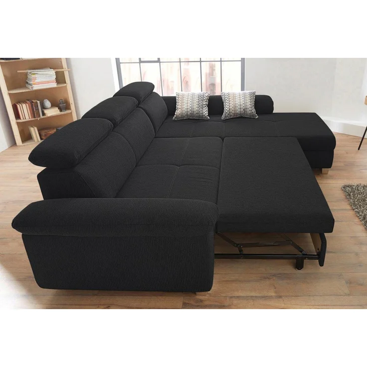 Jockenhöfer Gruppe Ecksofa Landshut L-Form, inklusive Bettfunktion, Kopf- bzw. Rückenteilverstellung – Bild 3
