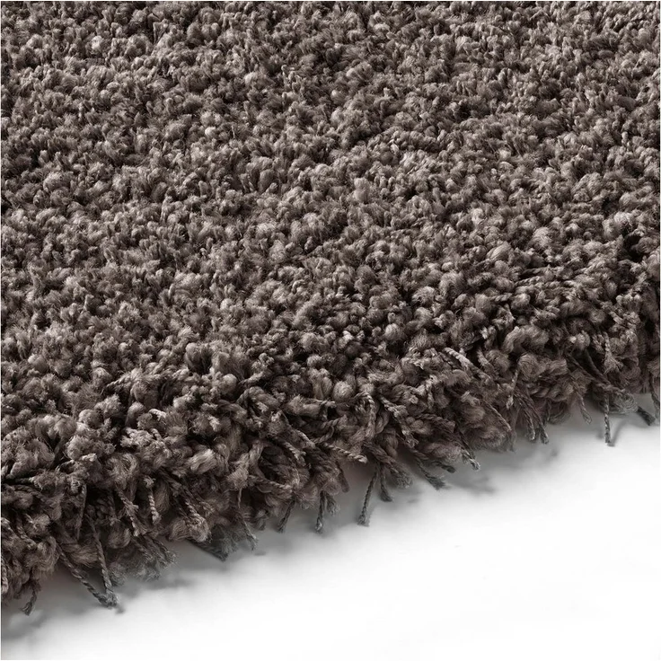 TaraCarpet Langflor-Teppich Ragolle Twilight, rechteckig, Höhe: 60 mm, Shaggy Hochflorteppich anthrazit Wohnzimmer Schlafzimmer 065x130 – Bild 2