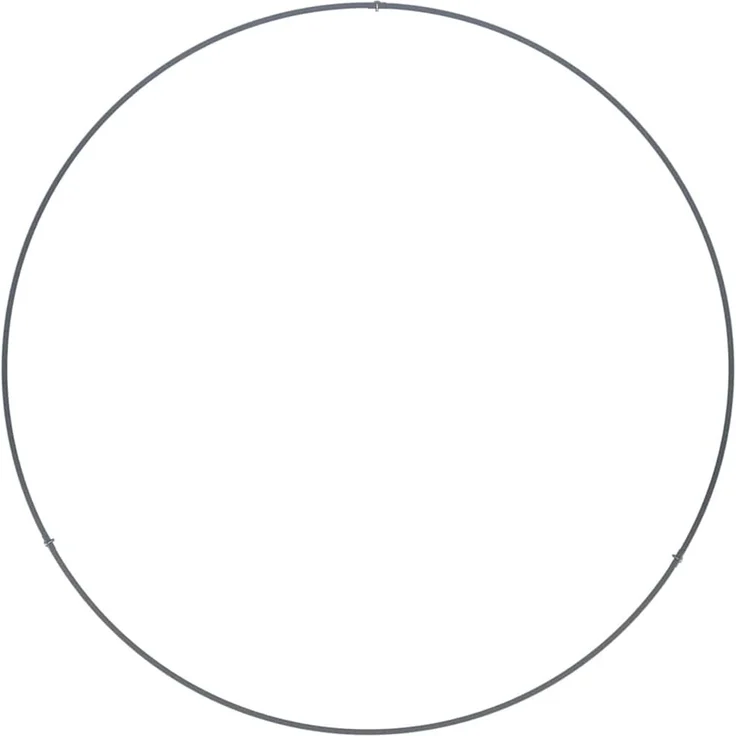 vidaXL Pflanzenring Anthrazit 80 x 80 x 20 cm Kaltgewalzter Stahl 873624 – Bild 6