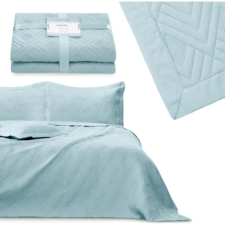AmeliaHome Tagesdecke Tagesdecke Bettüberwurf Allzweckdecke Wohndecke Steppdecke Abstrakt, mit Füllung – Bild 3