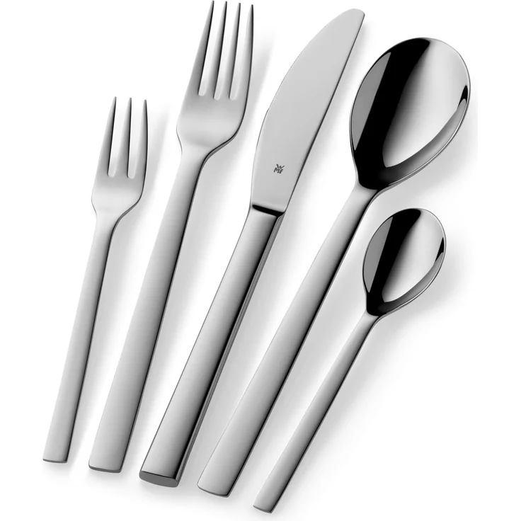 WMF 'Atria' Besteckset, Edelstahl silber, 60-tlg. – Bild 4