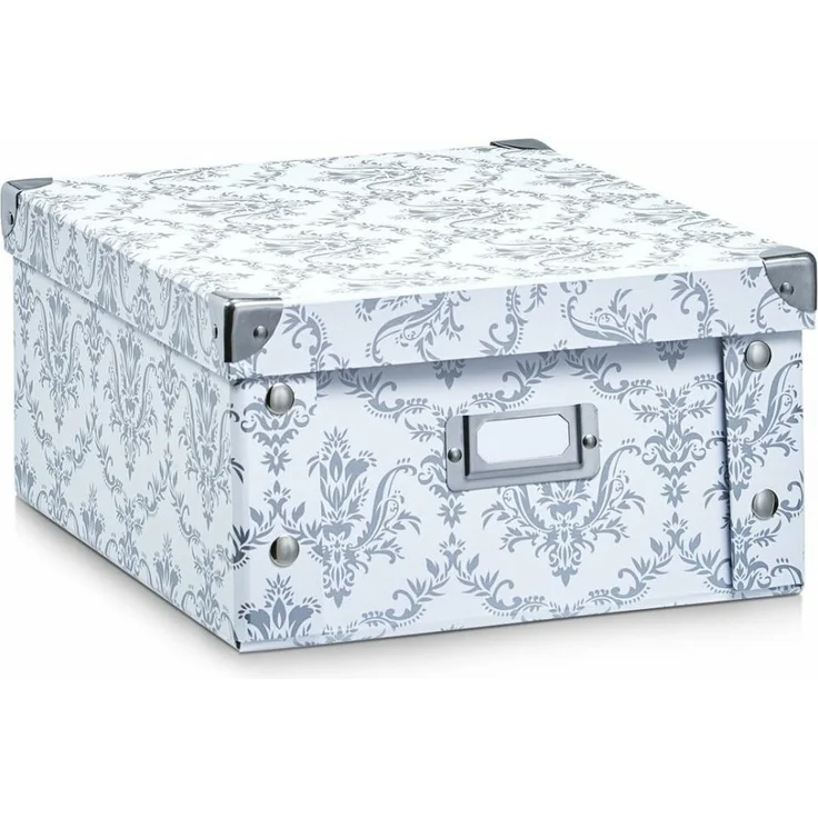 Zeller Aufbewahrungsbox Aufbewahrungsbox 9,6 l weiß, vintage 26,0 x 31,0 x 14,0 cm – Bild 2