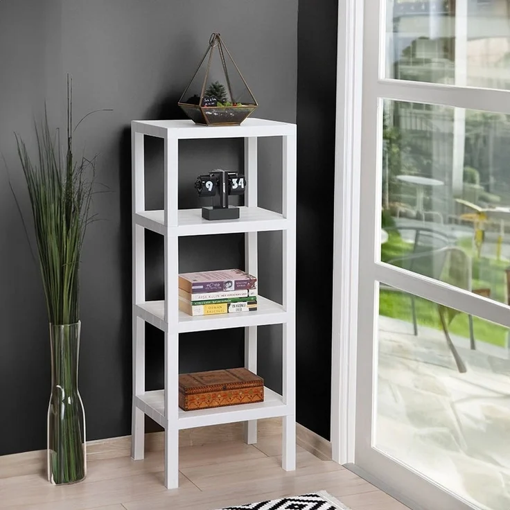 Luxury Bites Badregal Regal mit 2, 4 oder 6 Ablagen, vielseitig einsetzbar als Badezimmer, Wohnzimmer, Kinderzimmer – Bild 1