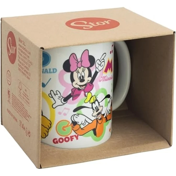 Tasse mit Disney Mickey Mouse & Freunde Motiv ca. 325ml aus Keramik Musical 11oz – Bild 3