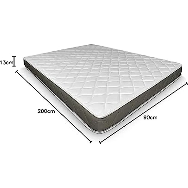 Dreaming Online - Wendbare Schaumstoff-Matratze Fresh (Winter/Sommer), Anti-Milben und antibakteriell, Höhe 13 cm, Schaumstoff, 90 x 200 cm – Bild 2