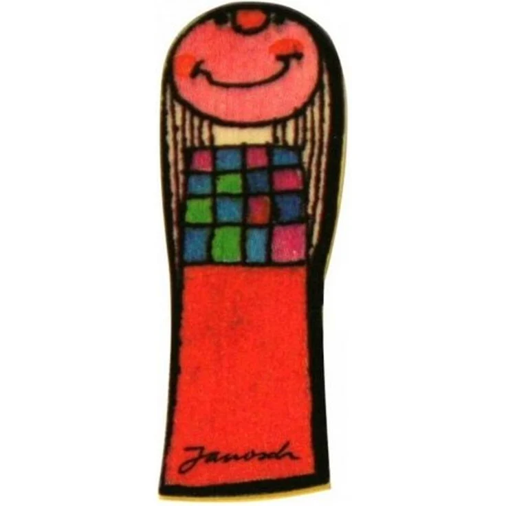 JANOSCH Deko-Buchstaben aus Holz für Kinderzimmertür, zum Ankleben – Bild 2