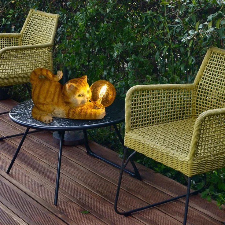 Solarleuchte Garten Katze Tier LED Solarlampe Außen Außenleuchte Solar 5265503 – Bild 4