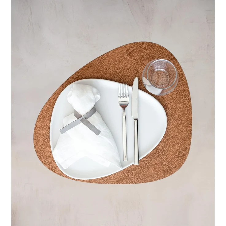 LIND DNA Table Mat Curve L 37x44 cm Hippo Nature – Bild 2