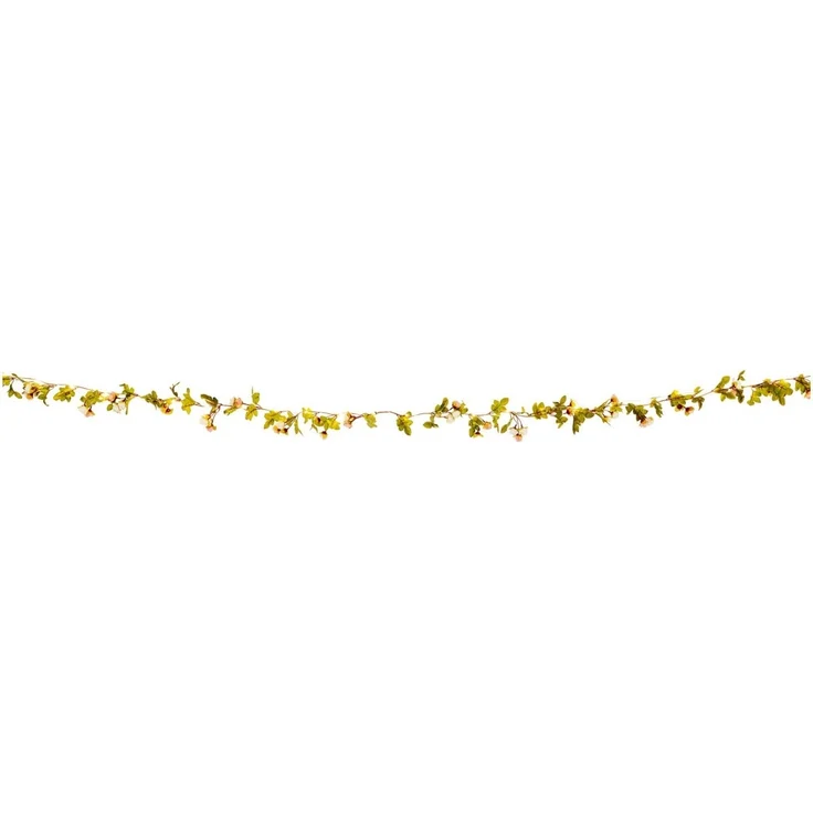 Lichterkette Outdoor LED Strom 4 m Blumen Rosen Kunstblumen Girlande 5268261 – Bild 6