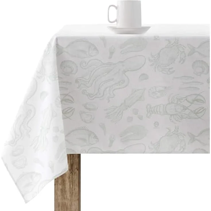 Belum Tischdecke aus Kunstharz, schmutzabweisend, Größe: 300x140 cm, Modell: 0400-35, Stoff: 100% Baumwolle, Nicht Wachstuch, sehr weich, wasserdicht, flüssigkeitsabweisend