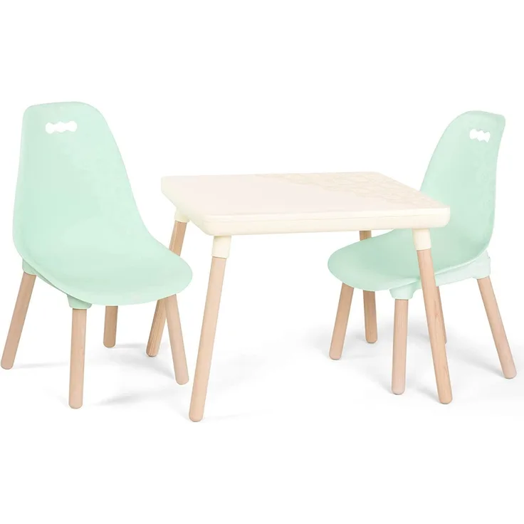 B. Toys Stuhl und Tisch Set - hellbeige & mint
