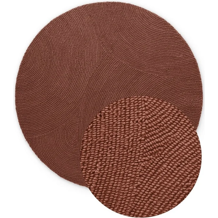 HANSE Home Wollteppich Calmio, auch als Läufer und in rund, rund, Höhe: 18 mm, Handgetuftet, Wolle, Natur, Wohnzimmer, Schlafzimmer, Skandi, Hygge – Bild 2