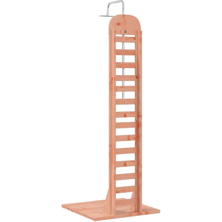vidaXL Gartendusche 223 cm Massives Douglasholz und Edelstahl Natur 886330 – Bild 6