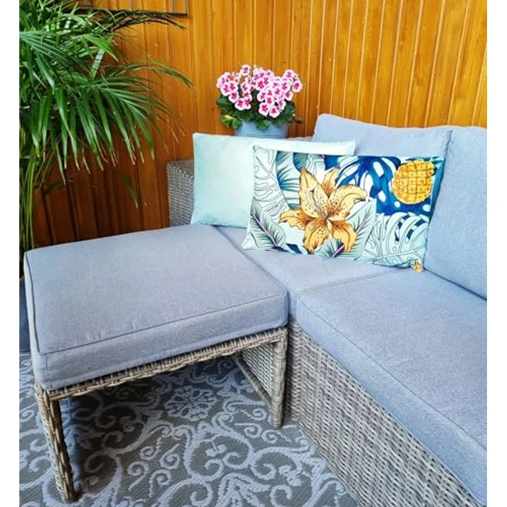 JACK Dekokissen Outdoor Lounge Kissen 30x50cm Motiv inkl. Füllung, mit Lotus-Effekt, Robust, Strapazierfähig, für Innen & Außen geeignet – Bild 3