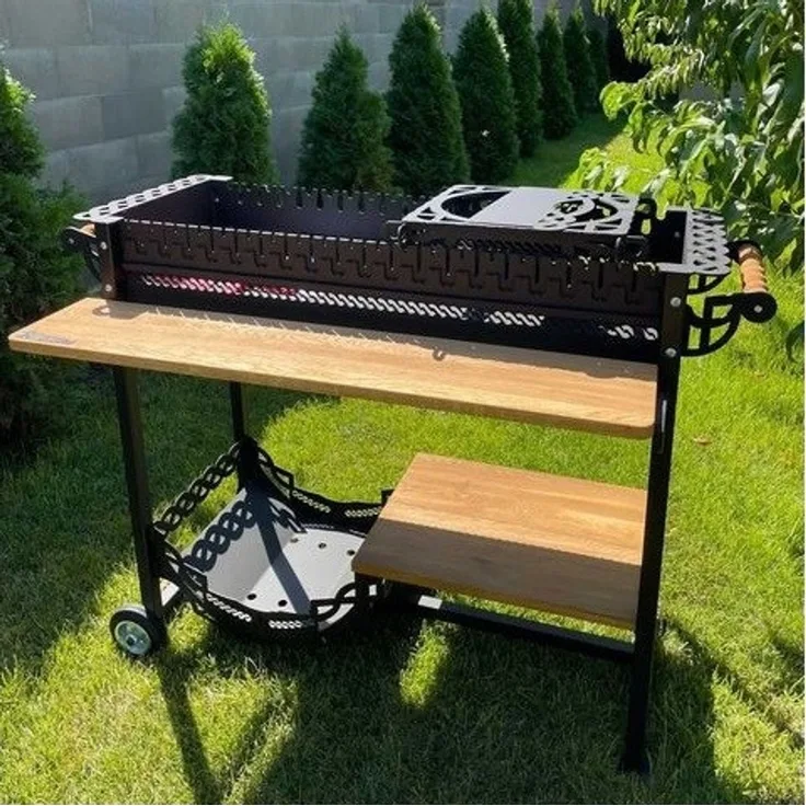 Garten Mangal Armada 1 für 20 Spieße in Schwarz