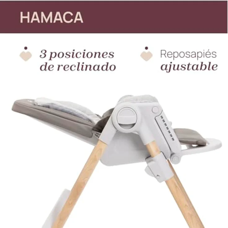 Chicco Polly Armonia Hochstuhl - Scandinavian Brau – Bild 6