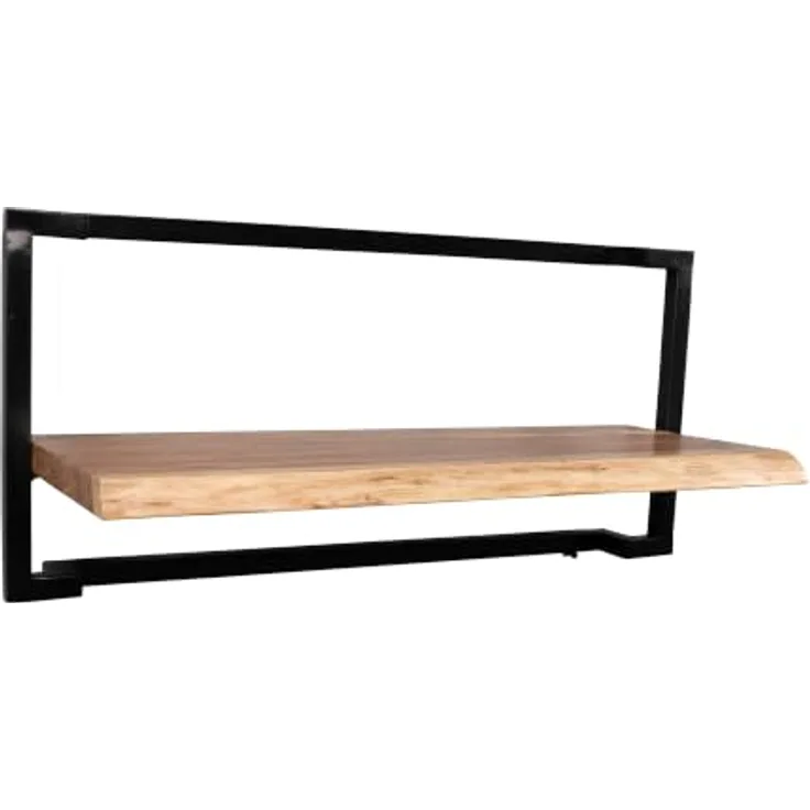 M2 Kollektion Angola 5 - Wandregal 65x30x27cm | Massivholz, Akazie | Massivholz, Akazie