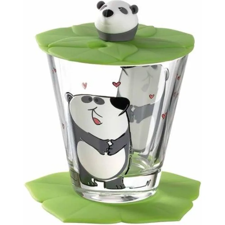 Leonardo BAMBINI Kinderbecherset Panda 3-teilig