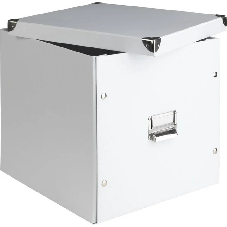 Zeller 17620 Aufbewahrungsbox, Pappe weiß 33,5 x 33 x 32 cm – Bild 4