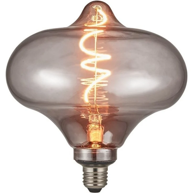 Nordlux LED-Leuchtmittel Deco E27 Lampe G186 Lantern Dimmbar 1700K Leuchtmittel Rauchfarben, E27, warmweiss, dimmbar – Bild 2
