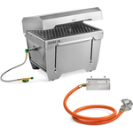 BURNHARD Gasflaschen Adapter für Gasgrill JONES Jr, Kit für 5, 8 und 11 kg , inkl. 1.5 bar Druckminderer und Adapter - Multi-Color - #946831