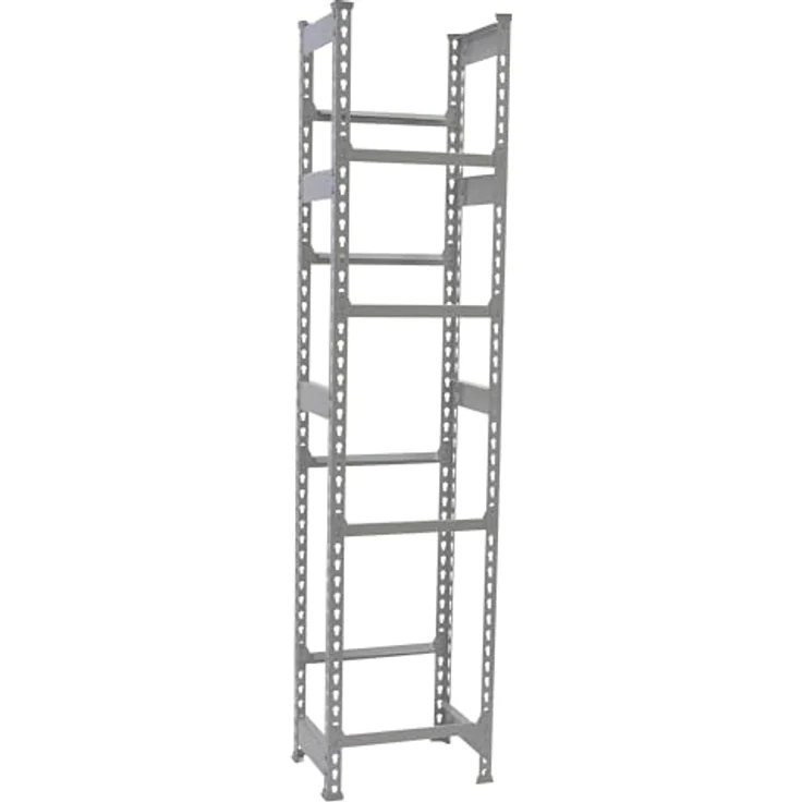 Simonrack Getränkekistenregal, 9 Kästen, Flaschenregal, Getränkekistenhalter, Kistenregal, Grau - Simonbottle – Bild 6