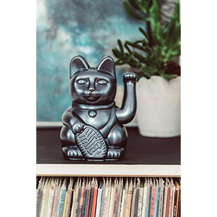 Donkey Winkekatze Lucky Cat Galaxy metallicgrau – Bild 4
