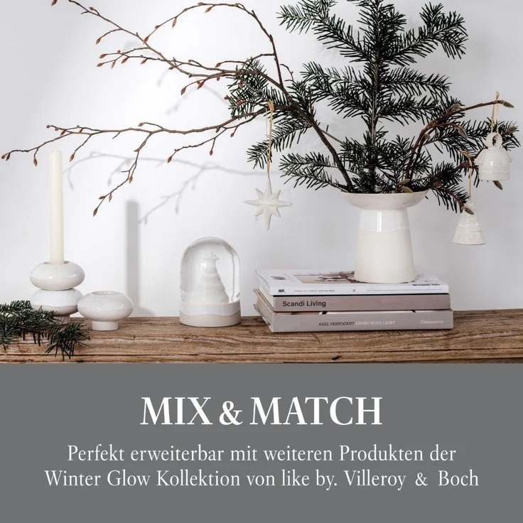 like. by Villeroy & Boch Winter Glow Ornament Engel – Bild 6