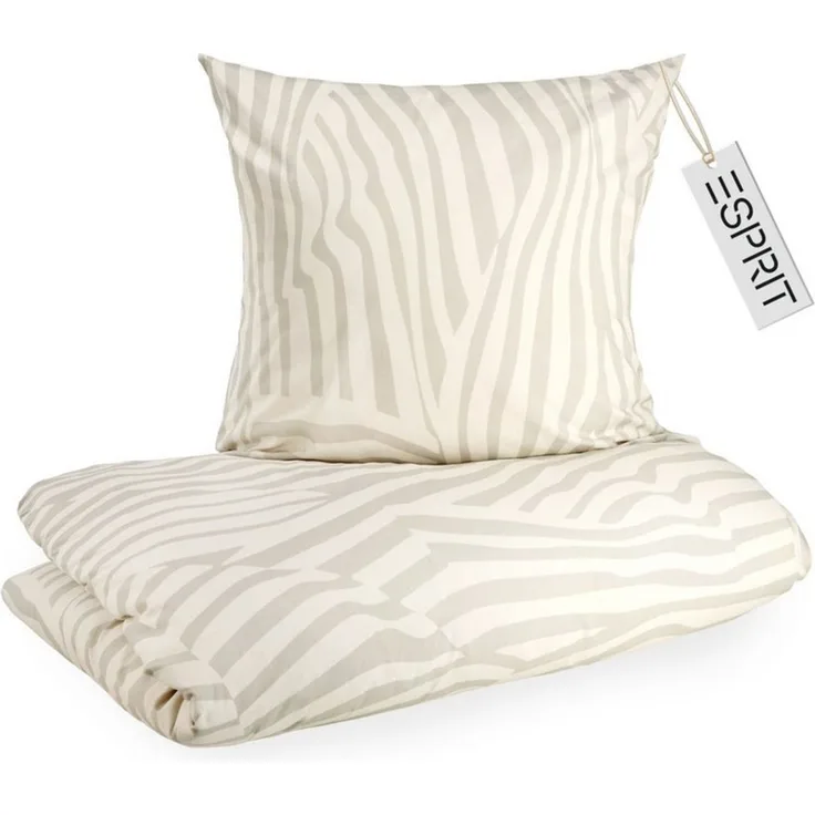 Esprit Bettwäsche SALMLO Bettwäsche, Baumwolle, 1 teilig, 155x220 cm in Beige