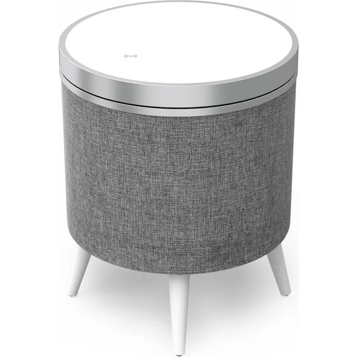 Block Helsinki Weiß Tischlautsprecher Tisch mit Bluetooth Laut­spre­cher von Audioblock