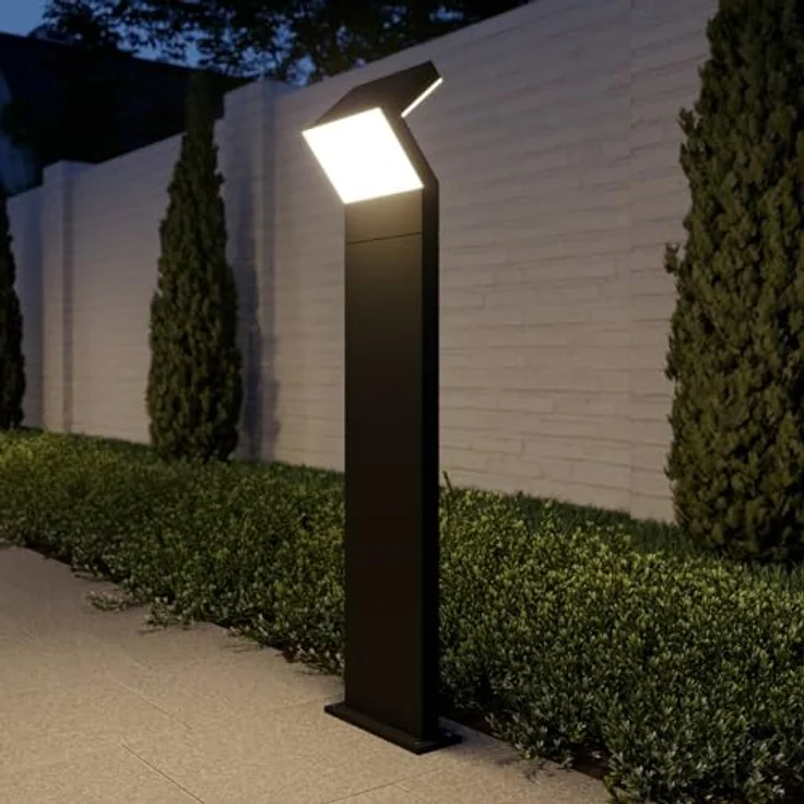 Arcchio LED Außenleuchte Havin, 2-flammige Wegeleuchte aus Aluminium in Schwarz, IP65, energiesparend – Bild 2