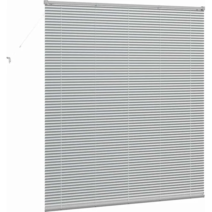 vidaXL Venezianische Jalousie Silber 175 x 160 cm 25 mm Aluminium 42005934 – Bild 7