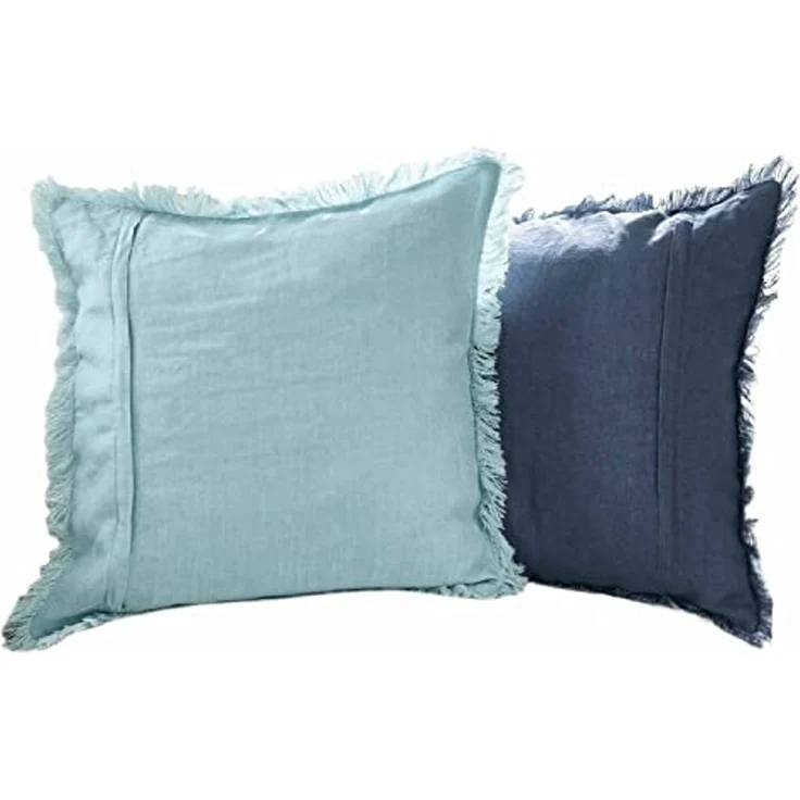 Mirabeau Kissenhülle Kissenhülle 2er Set Quebo türkis/blau – Bild 2