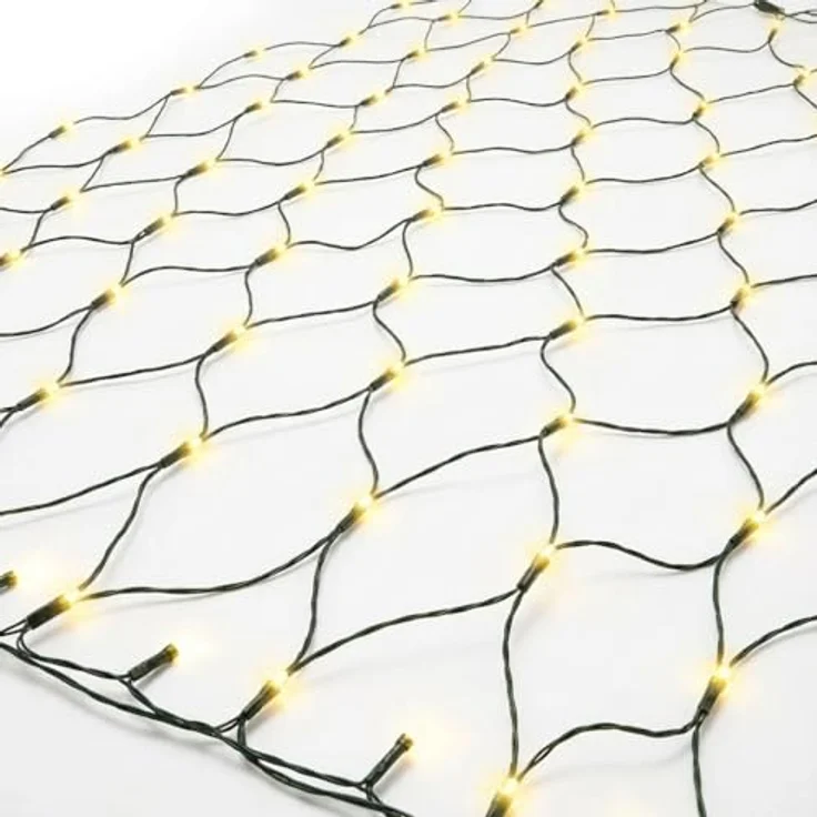 Gartenpirat Lichternetz mit warmweißen LEDs und Timer Batteriebetrieben – Bild 2