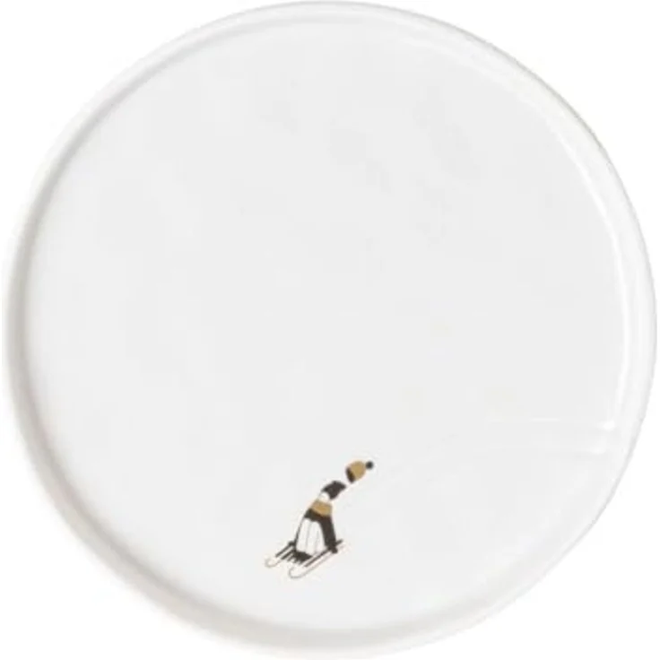Räder Schneetag Teller Goldkufen D. 15cm H. 1,2cm – Bild 1